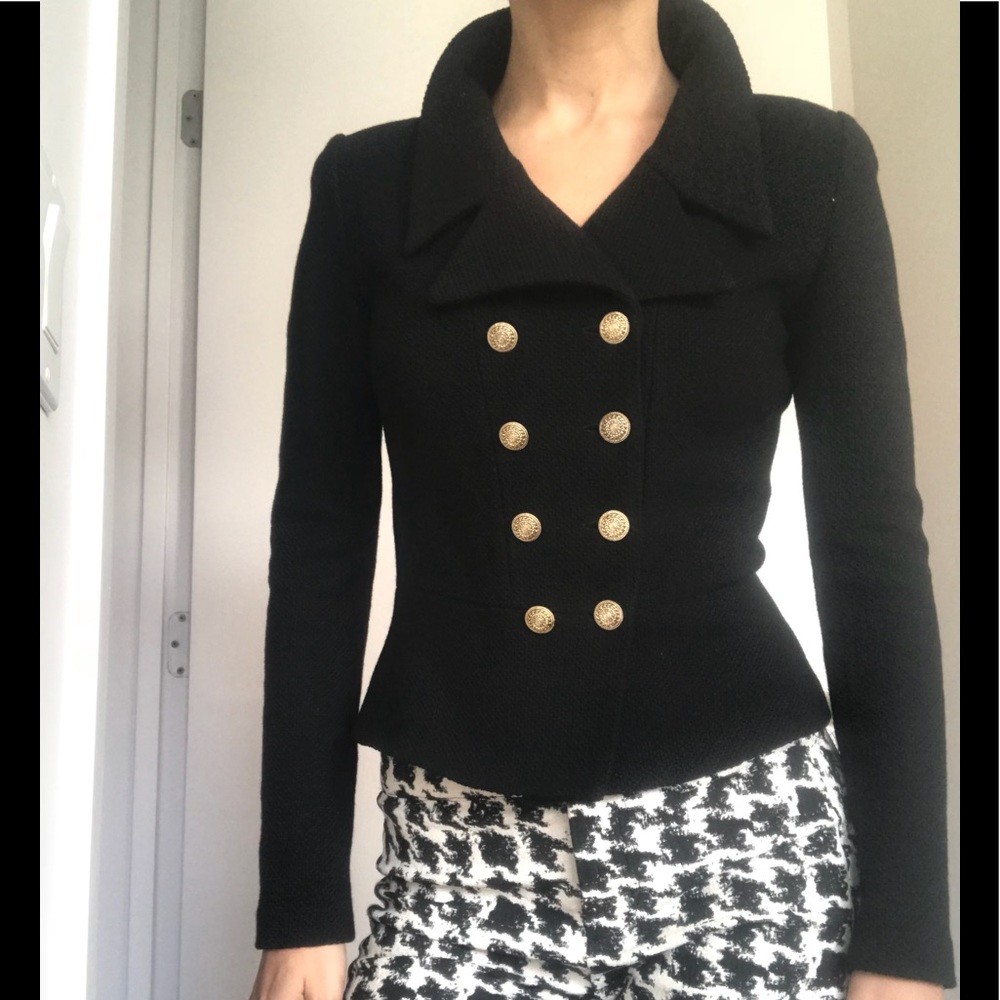 St John - Gail Knit Double Breasted Jacket - Picture 3 of 9